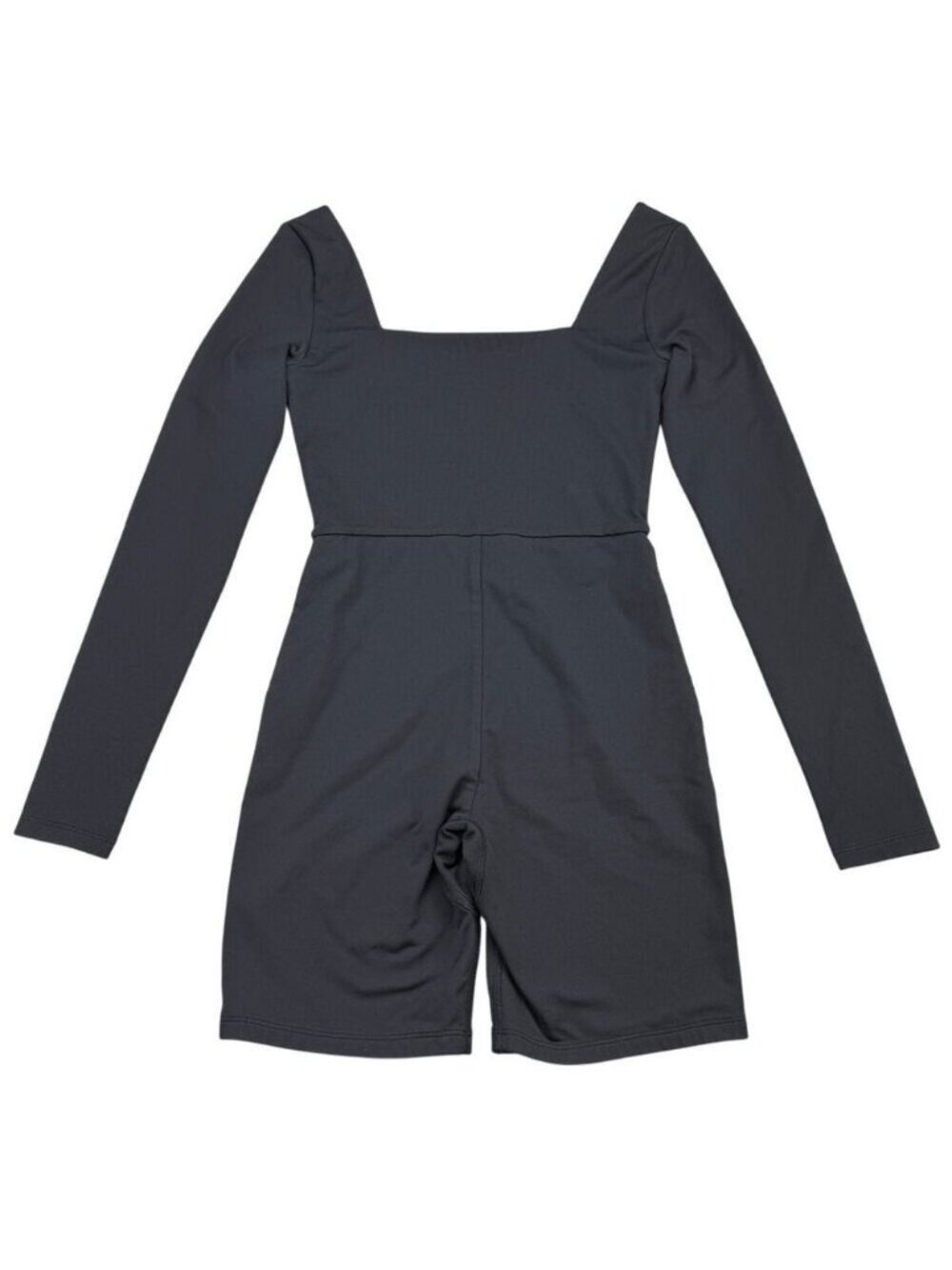 Aritzia Babaton Contour Squareneck Long Sleeve Romper Black S Small Athleisure - Picture 6 of 6